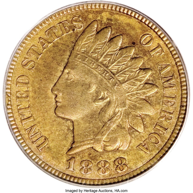 1888-Indian-Head-Cent-W/-Damage-Grading